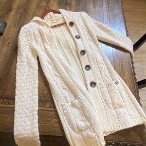 Billabong cardigan with hood